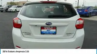2016 Subaru Impreza Loveland CO U3915