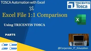 Как сравнить файлы Excel с помощью TOSCA Automation | Автоматизация Excel | 5