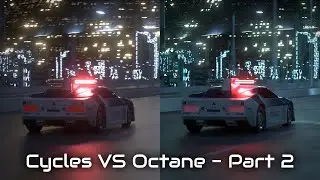 Blender Cycles vs Octane | with Commentary Part 2 of 2