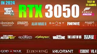 RTX 3050 Laptop : Test in 25 Games in 2024 - is 4GB of VRAM Enough?
