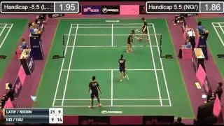 2016 Macau Open R32 XD ABDUL LATIF RIODINGIN vs TAM Chun Hei NG Tsz Yau F G1 11 8