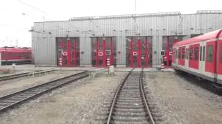 Halleneinfahrt S-Bahnwerk Steinhausen Gleis 106.3
