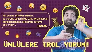 &Uuml;NL&Uuml;LERE İNSTAGRAM'DAN TROL YORUMLAR YAPTIM!