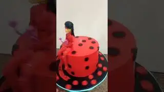 Lady Bug Design Cake#design #shorts