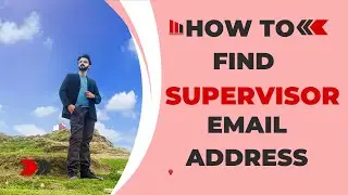 How to find Chinese Professor Email Address | Supervisor Email Address not Found