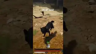 LOVE this wolf!! I want a hyena pack!! #pathoftitans #wolfmod #wolf #games