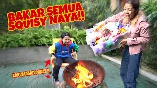 PRANK BAKAR SEMUA SQUISHY RATU SQUISHY! SAMPE NANGIS KEJER😭