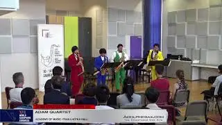 Buglers Holiday by Leroy Anderson   Adam Quartet   XVIII World Sax Congress 2018 #adolphesax