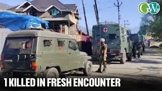 J&K: FRESH ENCOUNTER BREAKS OUT BETWEEN SECURITY FORCES & TERRORISTS