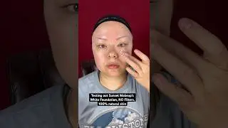 FINALLY trying Sunset Makeup&rsquo;s White Foundation, the results surprised me