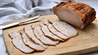 The Juiciest Salt Crusted Pork Loin Ever!