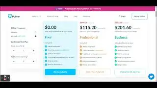 Publer Plans and Pricing