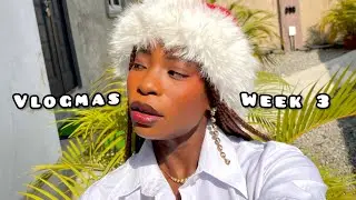 Vlogmas Week 3 | Solo Living, Work, Content Shoot & Self-Care Restock