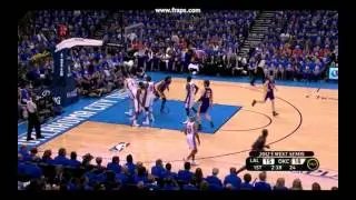 Kobe Bryant Fade Away and Left Handed Shot  - Game 5 vs Oklahoma City Thunder - 5-21-12