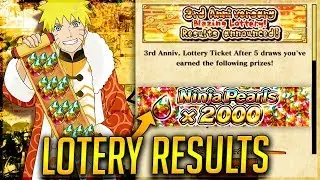 Blazing Loterry RESULTS are OUT!! Did I WIN 2000 Free Pearls?? | Naruto Ultimate Ninja Blazing