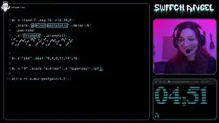 A very chatty live code music stream