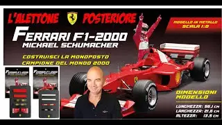 #03 l'alettone della Ferrari F2000 di Michael Schumacher