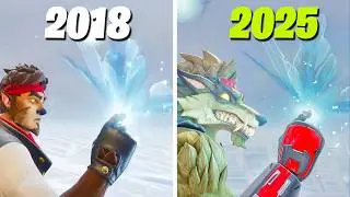 Fortnite Butterfly Live Event (2018 vs 2025)