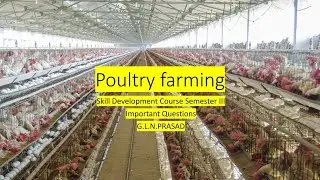 Poultry farming Skill development course important questions