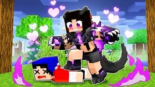 MENINA GODZILLA SE APAIXONOU por MIM no Minecraft