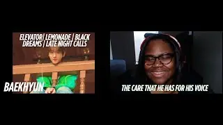 VOICE UNMATCHED | BAEKHYUN (백현) - Elevator/Lemonade/Black Dreams/Late Night Calls Live Clip REACTION