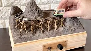 HOe Narrow Gauge Layout Finished with Just 3 Spray Paints + Dry Brushing