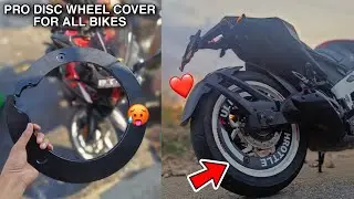 PRO DISC WHEEL COVER FOR ALL BIKES &hearts;️ || TRENDING BACK LOOK 🔥 INCREASE PERFORMANCE 😱 CUSTOM DESIGN 💯