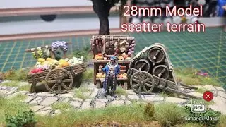 Миниатюрная 28-миллиметровая напечатанная на 3D-принтере виньетка для варгейма Pillage