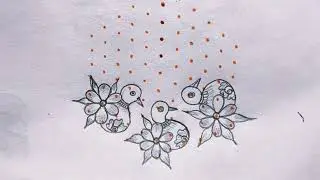 #திங்கள் கிழமை போட அழகான மயில் கோலம்#simple desainkolam#ரங்கோலி#kolam@தமிழச்சிரங்கோலிArt