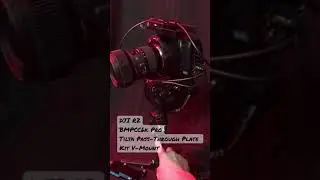 DJI RS2 Pro  - TILTA Pass-Through Plate Kit V-Mount | BMPCC6K Pro