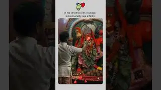 In his devotion lies courage, in his humility lies infinity. 🕉️🙏#youtubeshorts #shorts
