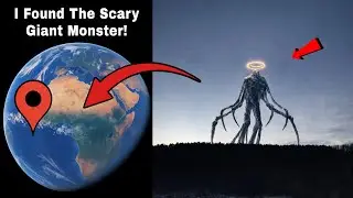 🔥I Found Very Creepiest Giant Monster in Real Life On Google Earth 🌎!