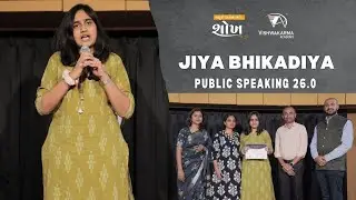 Jiya Bhikadiya || Vishwakarma Academy || Public Speaking 26.0