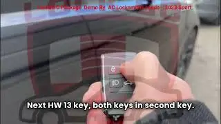 Lock50 C Package Demo 2023 Range Rover sport spare key Oem no modules changed