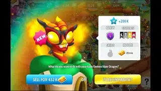 😈 INSANE HATCH: Demon Viper Dragon in Dragon City! FULL Feed LVL 1&rarr;40, Battle Tests & Skills 🔥
