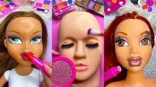 Makeup Transformation - ASMR Planet Glitter Satisfying unboxing review Makeup mannequin 