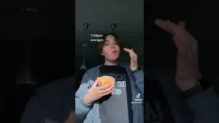 Only eating ORANGE food for 24 hours! #shorts