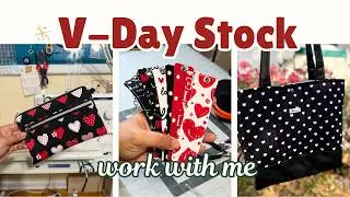 Studio Vlog: Making My Valentine&rsquo;s Day Shop Collection ❤️ (Totes, Wallets & More)