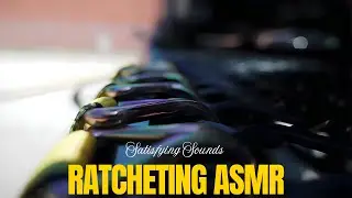 Satisfying Ratcheting Sounds of a Trailer Winch ASMR (No Talking)
