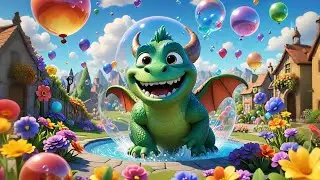 The Dragon Who Loved Bubble Baths 🐉🫧 | Kids Cartoon Story | Preschool Learning Adventure