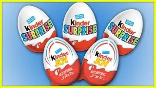5 KINDER SIURPRIZAI: Rio 2 ir Peliuko Mikio kolekcijos | Vaiku Kanalas
