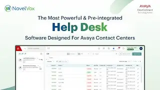 Level-up Avaya Contact Center with Pre-Integrated Help desk Software