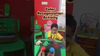 Color Recoganization Activity 🎨🖍#playschoolactivities #shortsfeed #bestplayschool #Kitesplayschool