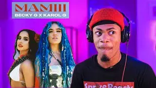 SHE DISSED HIM! - Becky G, KAROL G - MAMIII (Reaction)