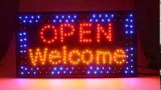 DSL LED Open Sign - B