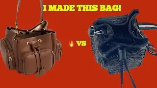 I Recreated This Designer Bag at Home | Handmade Sewing Bag Tutorial 🧵✨