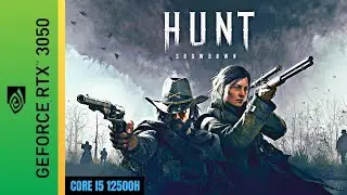 Hunt Showdown - Intel Core I5 12500H - RTX 3050 - Acer Nitro 5