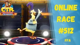 Online Race #512 | The Celebrity Hard to Beat in Ranked FFA Standard Lobby | CTR Nitro Fueled (PS4)