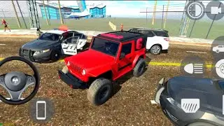 Franklin Modified Thar Vs Police Inspector Car//Indian Bike Driving 3D Today 
