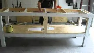 New reloading bench build 8' x 2' x 37